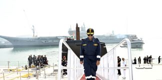 PRESIDENT OF INDIA TAKES A SORTIE IN SUBMARINE – INS VAGHSHEER PRESIDENT OF INDIA TAKES A SORTIE IN SUBMARINE – INS VAGHSHEER