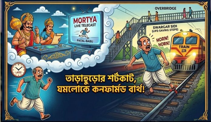 তাড়াহুড়োর শর্টকাট, যমলোকে কনফার্মড বার্থ!