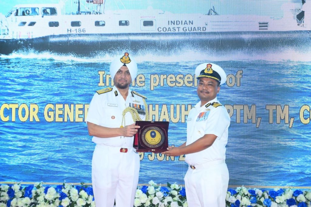  The decommissioning ceremony was graced by Inspector General Iqbal Singh Chauhan, PTM, TM, Commander Coast Guard Region (North East) as the Chief Guest.