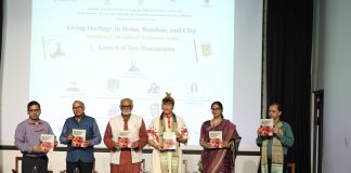IGNCA Inaugurated the exhibition on ‘Living Heritage in Metal, Bamboo and Clay: Traditional Utensils of Northeast India’ Book Release