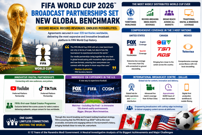 FIFA World Cup 2026™ Secures Broadcast Deals Across 220+ Territories