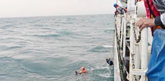 ICG RESCUES SIX FISHERMEN IN CHALLENGING SEARCH AND RESCUE OPERATION OFF MANGALURU The Indian Coast Guard rescued six fishermen in the Adverse Weather Conditions off the Coast of Mangaluru on June 29, 2026.