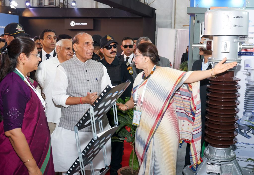 The Union Minister for Defence, Shri Rajnath Singh at Vibrant Gujarat Regional Conference at Vadodara, in Gujarat on June 30, 2026.