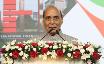 Regional industries must become partners in Viksit Bharat journey: Raksha Mantri The Union Minister for Defence, Shri Rajnath Singh addresses Vibrant Gujarat Regional Conference at Vadodara, in Gujarat on June 30, 2026.