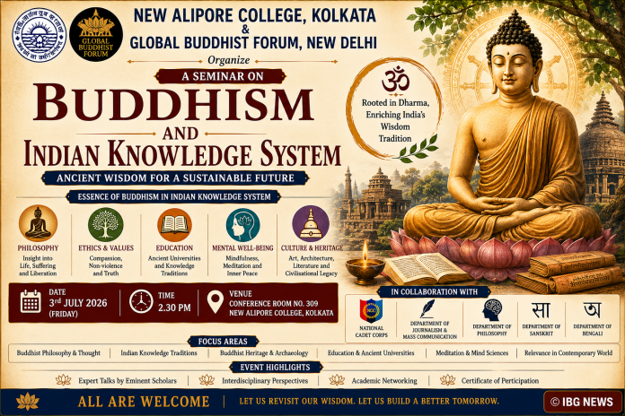 Seminar on Buddhist Studies to Explore the Role of Ancient Wisdom in India's Knowledge System