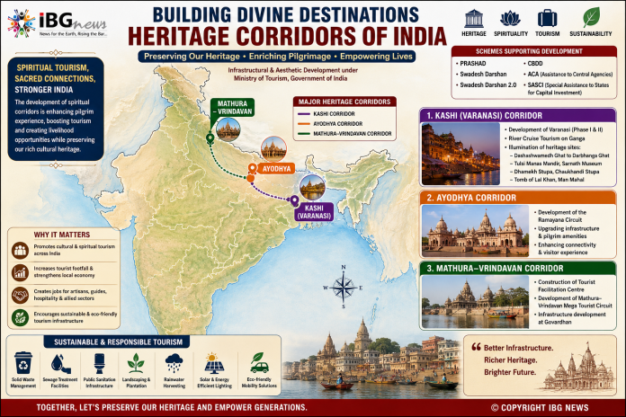 Centre Accelerates Development of Spiritual Corridors in Kashi, Ayodhya and MathuraCentre Accelerates Development of Spiritual Corridors in Kashi, Ayodhya and Mathura