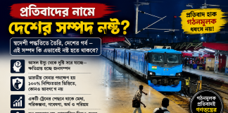 প্রতিবাদের নামে জনসম্পদের ক্ষয়ক্ষতি নিয়ে প্রশ্ন, ভারসাম্যপূর্ণ দৃষ্টিভঙ্গির আহ্বান