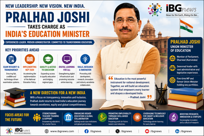Pralhad Joshi Takes Charge as India's New Education Minister: A New Chapter for Indian Education