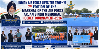 Indian Air Force Clinches 7th Marshal of the Air Force Arjan Singh Memorial Hockey Tournament 2026 Indian Air Force Clinches 7th Marshal of the Air Force Arjan Singh Memorial Hockey Tournament 2026