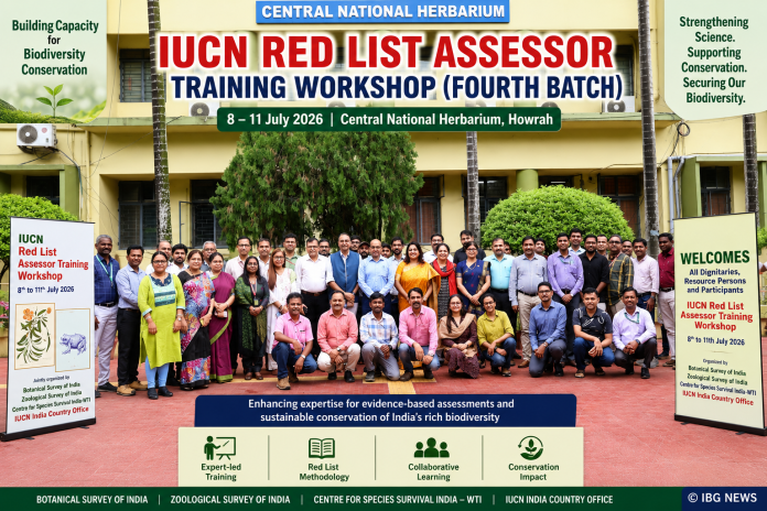 IUCN Red List Assessor Training Workshop Begins at Botanical Survey of India in Howrah