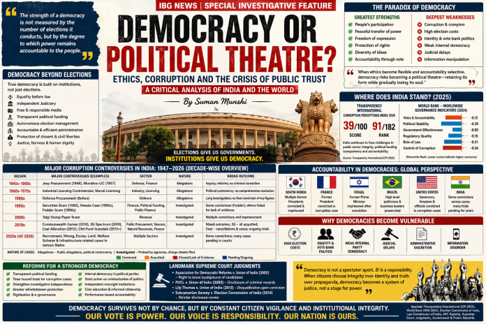 A Critical Examination of Ethics, Corruption, Accountability and the Crisis of Public Trust in India and the World