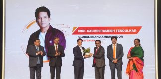 Bank of Baroda Marks its 119th Foundation Day with a Comprehensive Suite of Digital, Retail and MSME Initiatives Dr. Debadatta Chand, MD CEO of BoB felicitated Global Brand Ambassador Shri Sachin Tendulkar along with Executive Directors of Bank of Baroda on the occasion of 119th Foundation Day.