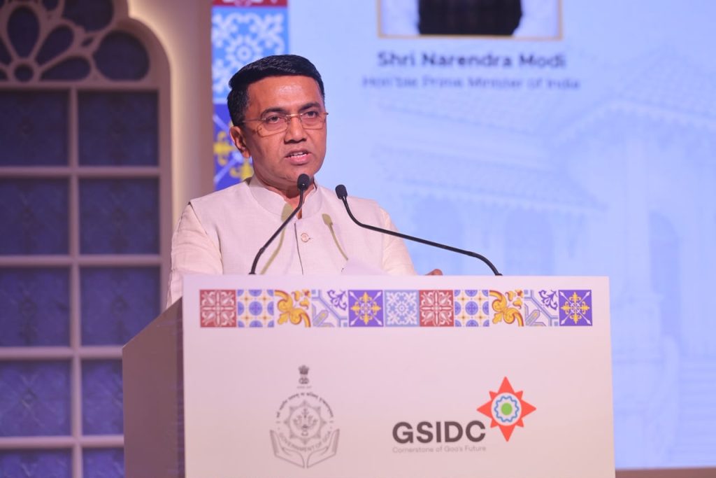 Dr. Pramod Sawant, Hon'ble Chief Minister of Goa at the inauguration Ceremony of the National Conference on Goan Architecture & Sustainability held at The Leela Palace, Chanakyapuri, New Delhi.