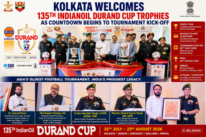 Durand Cup Kolkata Trophy Tour