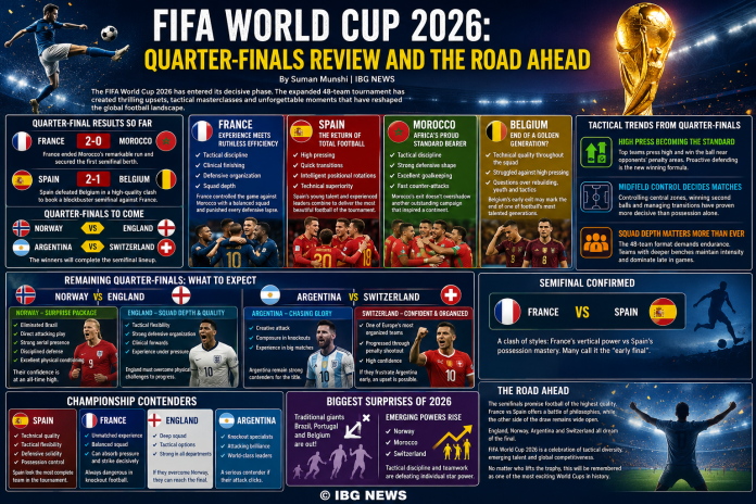 FIFA World Cup 2026: Quarter-Finals Review and the Road Ahead FIFA World Cup 2026: Quarter-Finals Review and the Road Ahead