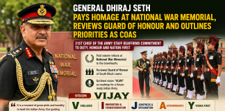 General Dhiraj Seth Pays Tribute at National War Memorial, Unveils ‘VIJAY’ Vision as India’s 31st Army Chief General Dhiraj Seth Pays Tribute at National War Memorial, Unveils 'VIJAY' Vision as India's 31st Army Chief