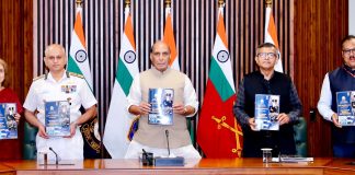 Raksha Mantri unveils landmark policy reforms for ICG personnel & their families The Union Minister for Defence, Shri Rajnath Singh has unveiled two significant policy reforms for the Indian Coast Guard (ICG), the Defence Secretary, Shri Rajesh Kumar Singh, DG ICG Director General, Paramesh Sivamani and other senior officials attended the event at Kartavya Bhavan-2, in New Delhi on July 28, 2026.