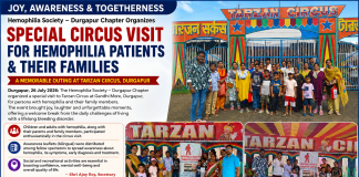 Hemophilia Society Brings Smiles to Patients with Special Circus Visit in Durgapur Hemophilia Society Brings Smiles to Patients with Special Circus Visit in Durgapur