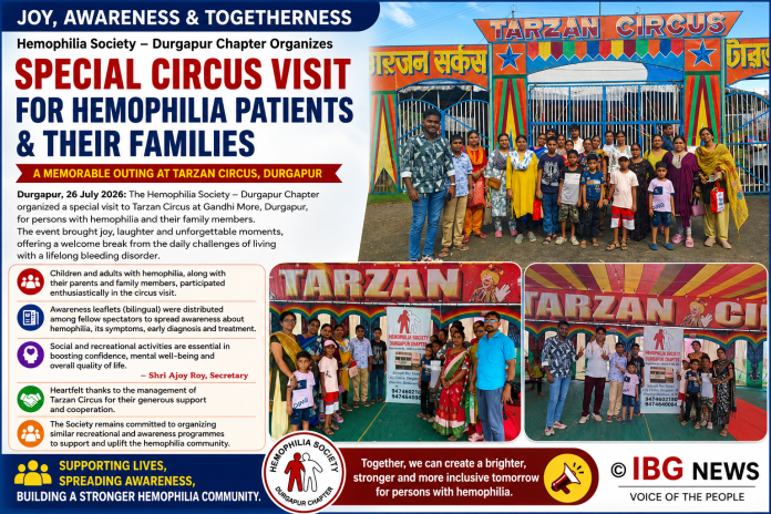 Hemophilia Society Brings Smiles to Patients with Special Circus Visit in Durgapur Hemophilia Society Brings Smiles to Patients with Special Circus Visit in Durgapur