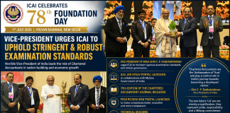 Vice-President Calls for Stronger Examination Standards as ICAI Marks 78th Foundation Day Vice-President Calls for Stronger Examination Standards as ICAI Marks 78th Foundation Day