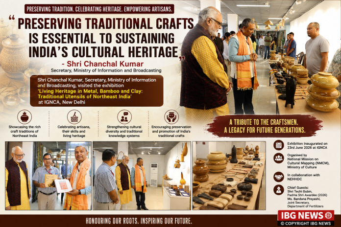 Traditional Crafts of Northeast India Take Centre Stage at IGNCA Exhibition