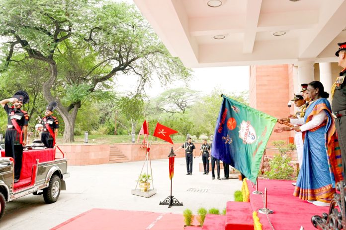 Hon. President of India Smt. Droupadi Murmu Flags Off 135th Durand Cup Trophies.