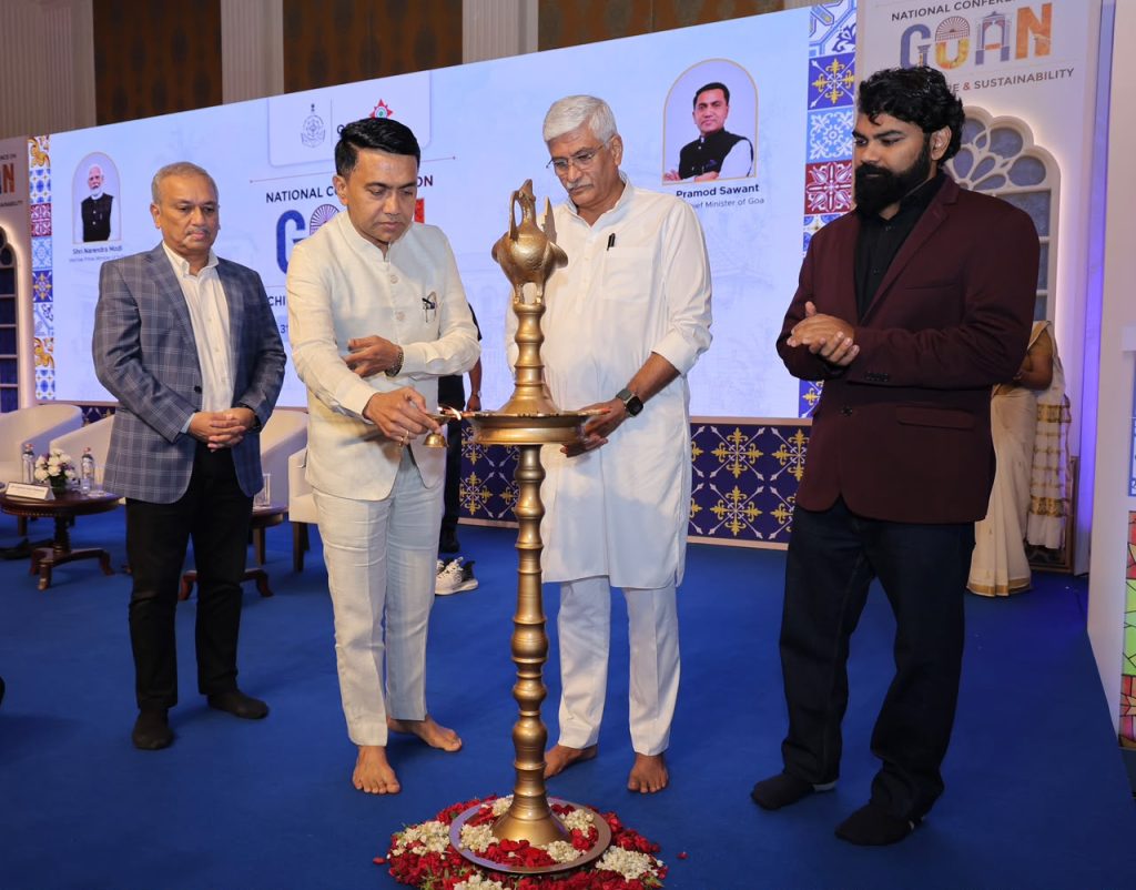 Inauguration Ceremony of the National Conference on Goan Architecture & Sustainability held at The Leela Palace, Chanakyapuri, New Delhi.