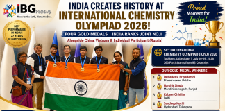 India Creates History at International Chemistry Olympiad 2026 with Four Gold Medals India Creates History at International Chemistry Olympiad 2026 with Four Gold Medals