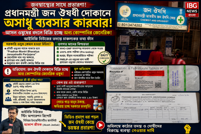 প্রধানমন্ত্রী জন ঔষধী প্রকল্পের নামে প্রতারণার অভিযোগ: তদন্তে চাঞ্চল্যকর তথ্যের দাবি