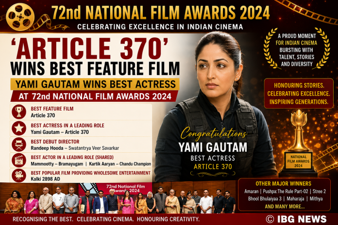 'Article 370' Wins Best Feature Film as 72nd National Film Awards Honour Excellence Across Indian Cinema