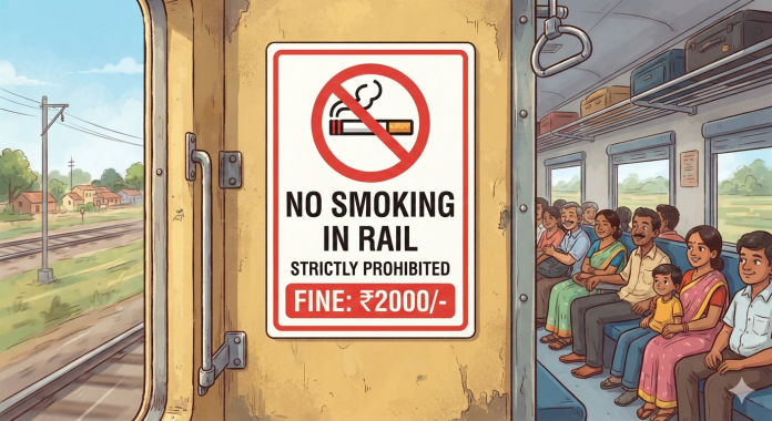 No Smoking - Eastern Rail