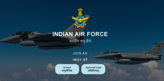 INDIAN AIR FORCE INVITES ONLINE APPLICATIONS FROM UNMARRIED INDIAN MALE AND FEMALE CANDIDATES FOR AGNIVEERVAYU INDIAN AIR FORCE INVITES ONLINE APPLICATIONS FROM UNMARRIED INDIAN MALE AND FEMALE CANDIDATES FOR SELECTION TEST FOR AGNIVEERVAYU INTAKE 02/2027 UNDER AGNIPATH SCHEME.