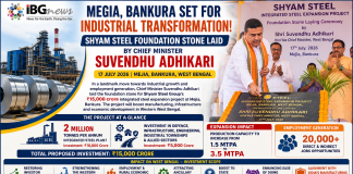 Shyam Steel Launches ₹15,000 Crore Mega Expansion at Mejia – A great start for Bengal under CM Suvendu Adhikari Shyam Steel Launches ₹15,000 Crore Mega Expansion at Mejia - A great start for Bengal under CM Suvendu Adhikari