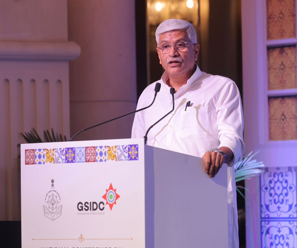Sri. Gajendra Singh Shekhawat, Hon'ble Union Minister of Tourism & Culture, Govt of India at the inauguration Ceremony of the National Conference on Goan Architecture & Sustainability