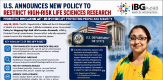 U.S. Introduces New Policy to Restrict High-Risk Life Sciences Research U.S. Introduces New Policy to Restrict High-Risk Life Sciences Research