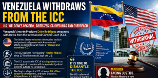 Venezuela Announces Withdrawal from ICC; U.S. Welcomes Move Venezuela Announces Withdrawal from ICC; U.S. Welcomes Move