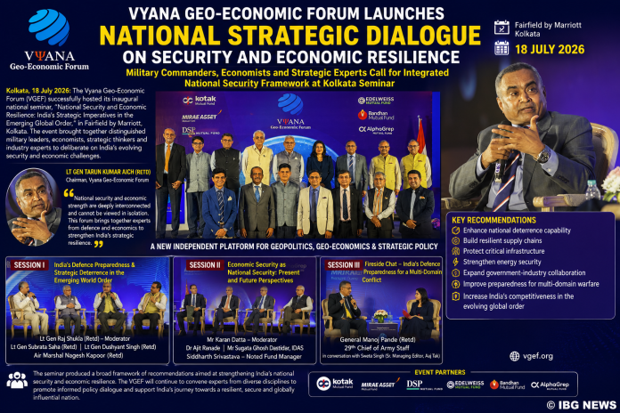 Vyana Geo-Economic Forum Hosts Inaugural Seminar on National Security and Economic Resilience for a Viksit Bharat Vyana Geo-Economic Forum Launches National Strategic Dialogue on Security and Economic Resilience