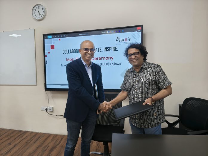Praxis Business School Foundation and RISE Foundation IISER Kolkata Join Hands to Promote Innovation and Entrepreneurship