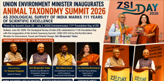 Union Environment Minister Inaugurates Animal Taxonomy Summit 2026 as Zoological Survey of India Marks 111 Years of Scientific Excellence Union Environment Minister Inaugurates Animal Taxonomy Summit 2026 as Zoological Survey of India Marks 111 Years of Scientific Excellence