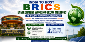 India to Host BRICS Environment Meetings in New Delhi on August 17–18 BRICS