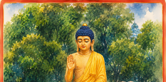 বুদ্ধের চোখে জল! সাম্প্রতিক নেপালের এই বিপর্যয়ে প্রবল জলস্রোতের মধ্যেও একটা বুদ্ধ মূর্তি অক্ষত