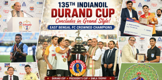 135th IndianOil Durand Cup Concludes in Grand Style, East Bengal FC Crowned Champions Durand Cup 2026 Closing Ceremony 2026