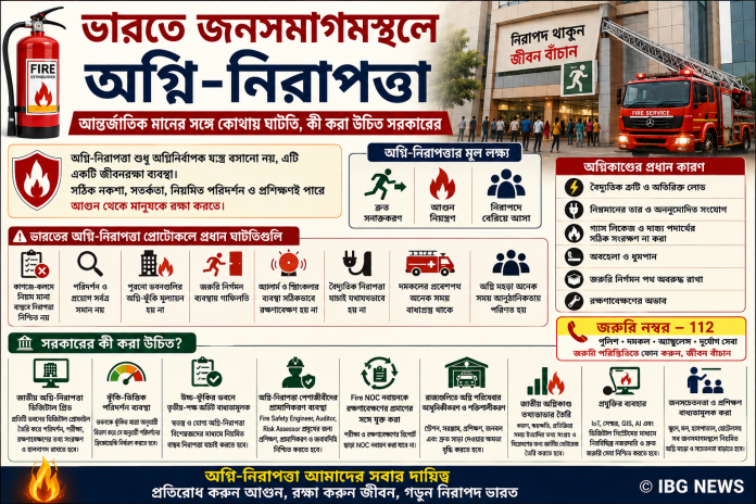 ভারতে জনসমাগমস্থলে অগ্নি-নিরাপত্তা: আন্তর্জাতিক মানের সঙ্গে কোথায় ঘাটতি, কী করা উচিত সরকারের