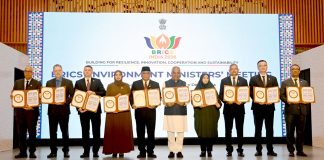 India calls for People-Centric, Implementation-Oriented Environmental Action at 12th BRICS Environment Ministers’ Meeting The Union Minister for Environment, Forest and Climate Change, Shri Bhupender Yadav attends the BRICS Environment Ministers’ Meeting being held under India’s BRICS Chairpersonship – 2026 at Bharat Mandapam, in New Delhi on August 18, 2026.