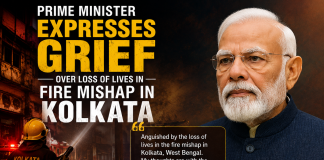 Prime Minister expresses grief over loss of lives in fire mishap in Kolkata Kolkata Fire