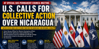 U.S. Calls for Collective OAS Action Over Nicaragua at Special Council Meeting U.S. Calls for Collective OAS Action Over Nicaragua at Special Council Meeting