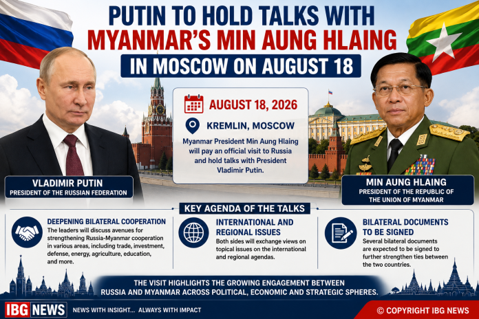 On August 18, Vladimir Putin will hold talks with President of the Republic of the Union of Myanmar Min Aung Hlaing On August 18, Vladimir Putin will hold talks with President of the Republic of the Union of Myanmar Min Aung Hlaing