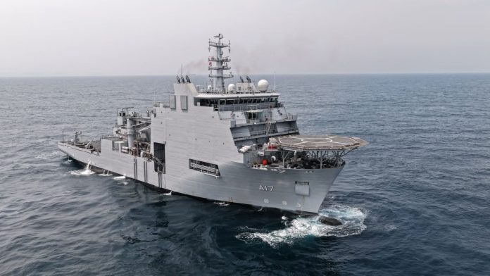 INDIAN NAVY SET TO COMMISSION SECOND INDIGENOUS DIVING SUPPORT VESSEL 'NIPUN'.