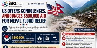 US Offers Condolences, Announces $500,000 Aid for Nepal Flood Relief US Offers Condolences, Announces $500,000 Aid for Nepal Flood Relief