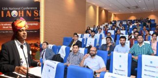 IAOHNS 2026 Concludes in Jaipur with Focus on AI, Innovation, Hackathon and Advanced ENT Care AOHNS 2026 Scientific Chairman Dr Pawan Singhal addressing the ENT conference, with doctors and students in attendance.